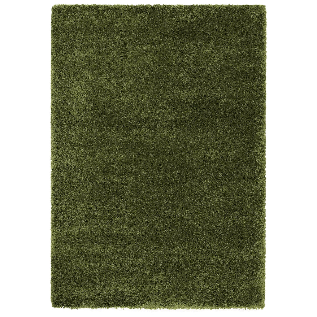 Loft Luxury Urban Shag Forest Green Polypropylene Rug (7'10 x 10') - 7'10" x 10'