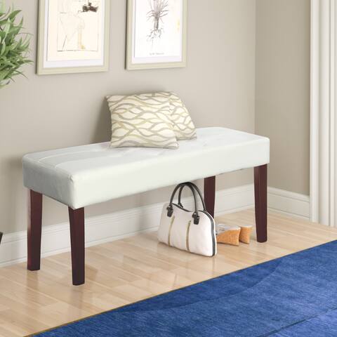 Copper Grove Vrbovsko 12-panel Leatherette Bench