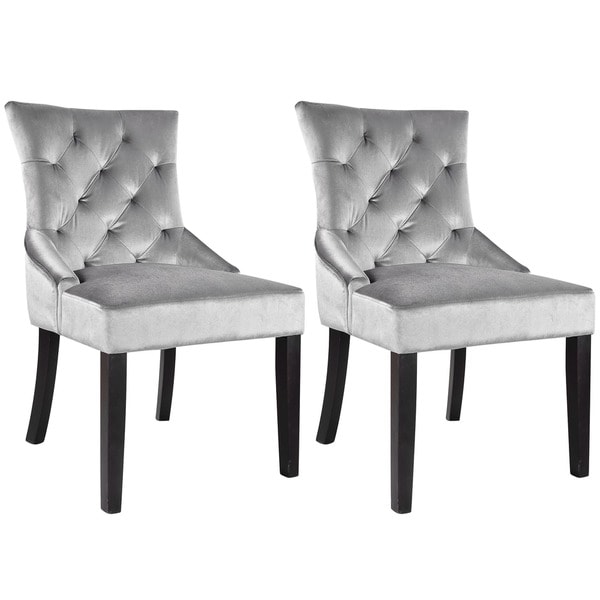 CorLiving Antonio Velvet Accent Chair (Set of 2)   16860891