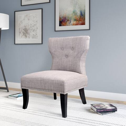 CorLiving Antonio Lounge Chair in Woven Grey
