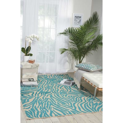Nourison Aloha Animal Print Indoor/ Outdoor Area Rug