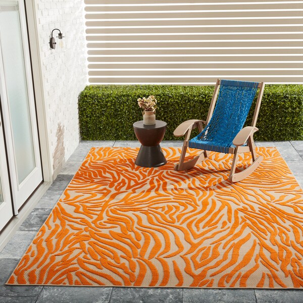 Nourison Aloha Outdoor Animal Area Rug - 7'10 x 10'6