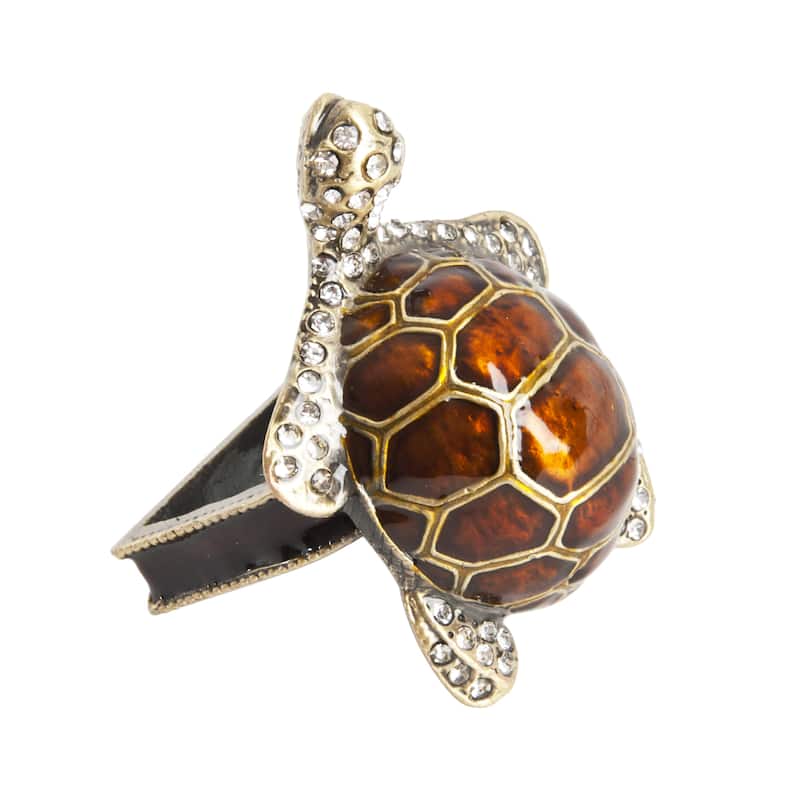 Turtle Napkin Ring - set of 4