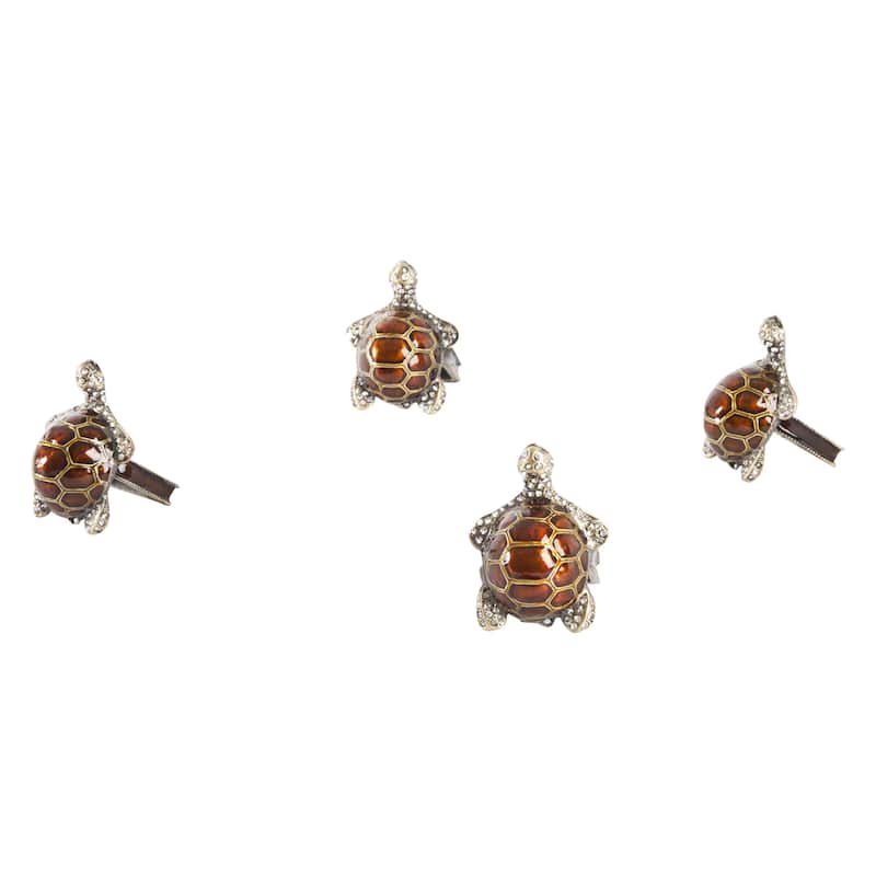 Turtle Napkin Ring - set of 4