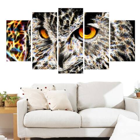 A Real Hoot Owl Animal Canvas Art (Multiple Sizes)