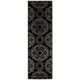 preview thumbnail 4 of 30, Nourison Tranquility Area Rug 2'2" x 7'6" Runner - Black - Runner/Rectangle