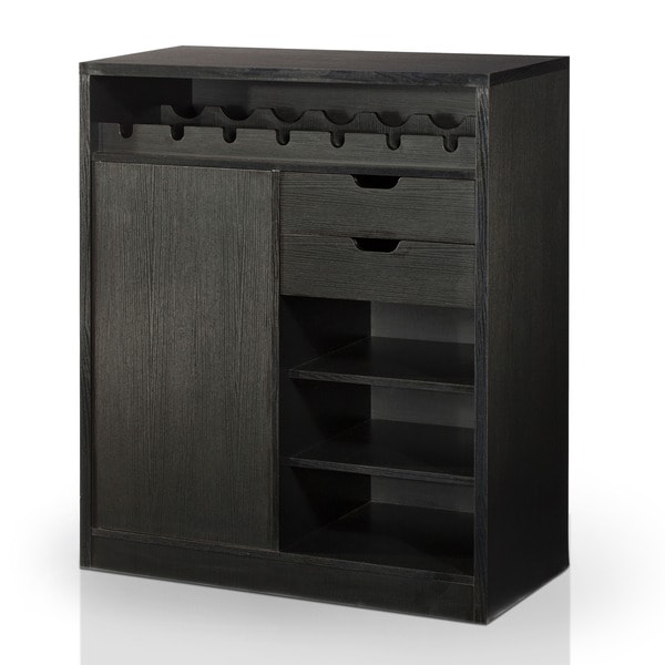 Furniture of America Keman Black Multi-Storage Dining Buffet
