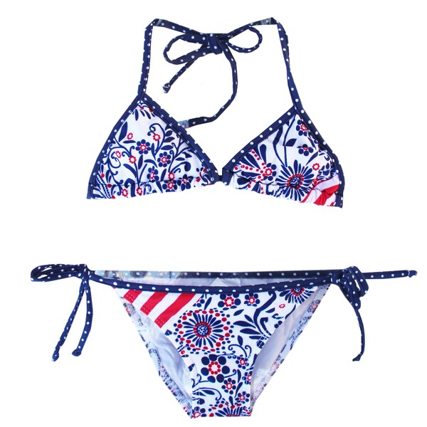 Shop Azul Swimwear Girls' 'Born Free' Triangle Bikini - Free Shipping ...