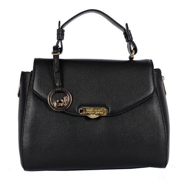 Versace Collection Pebble Leather Satchel - Free Shipping Today ...