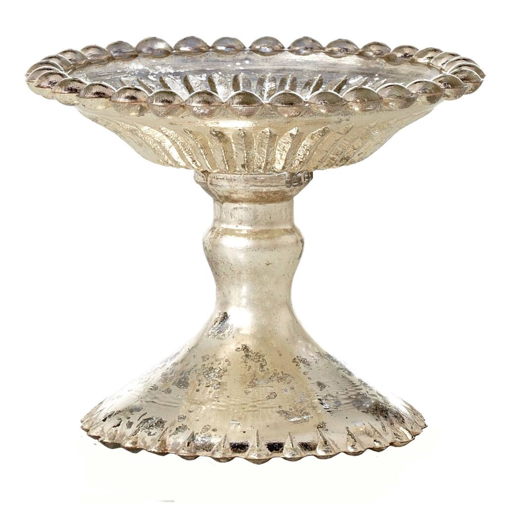 5-inch Glass Cake Plate On Stand