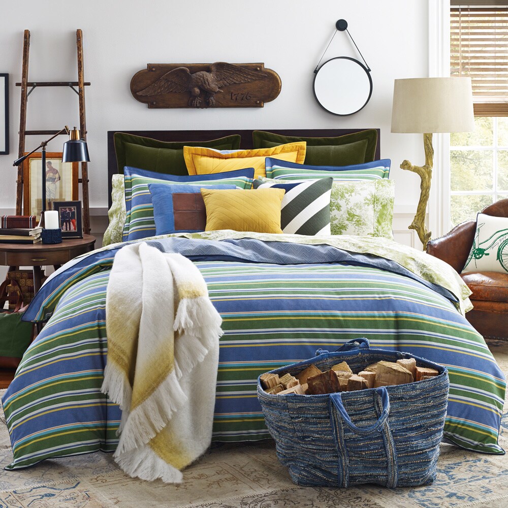 Shop Tommy Hilfiger Princeton Stripe Comforter Set Free Shipping