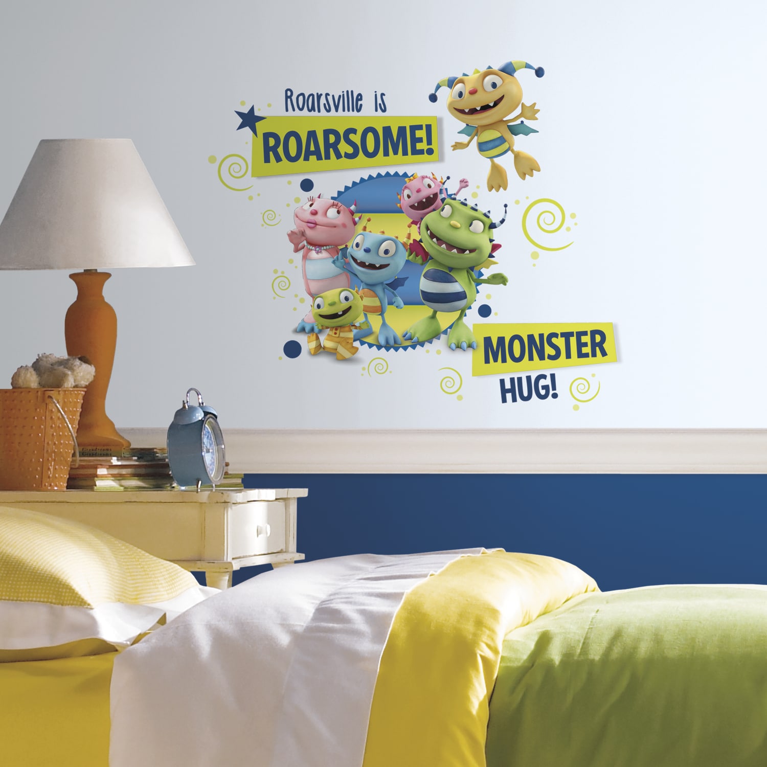 Henry Hugglemonster Family Wall Graphix Peel and Stick Giant Wall Decals