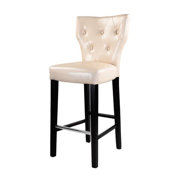 Copper Grove Pag Bonded Leather Espresso Barstools (Set of 2