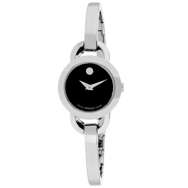 Shop Movado Women's Rondiro Round Silver Bracelet Watch Free Shipping