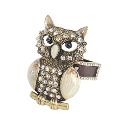 Owl Napkin Ring - (Set of 4)