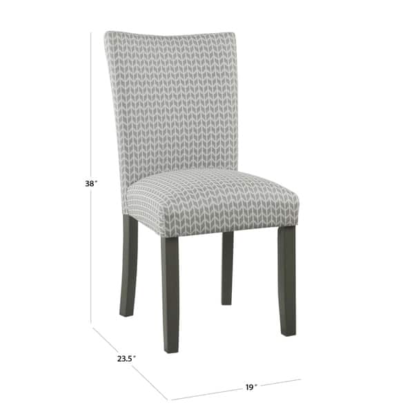 HomePop Classic Parson Dining Chair Set of 2 On Sale Bed Bath