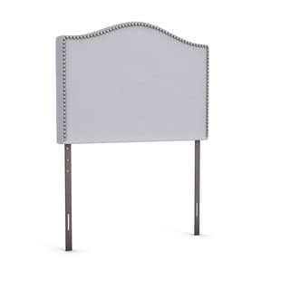 Silver Lake Sargent Grey Nailhead Upholstered Headboard