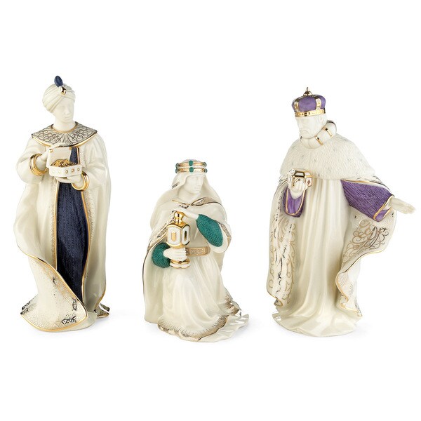 Shop Lenox First Blessing Nativity 3 Kings Figurines - Free Shipping ...