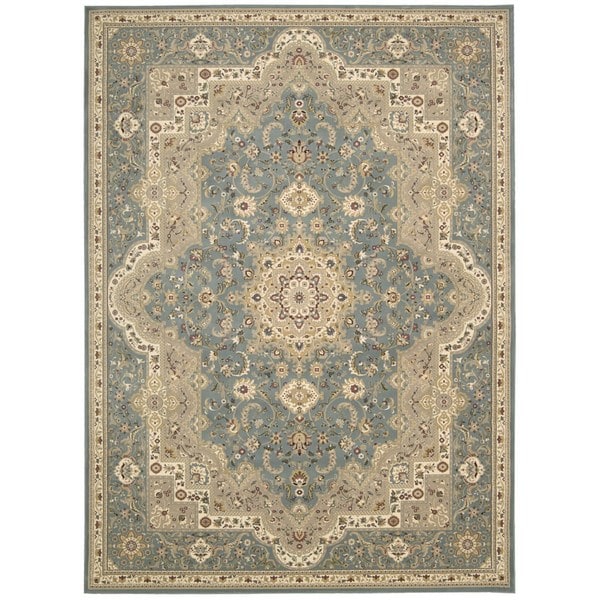 kathy ireland by Nourison Antiquities Slate Blue Rug (910 x 132