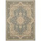 preview thumbnail 4 of 18, Antiquities Stately Empire Area Rug 5'3" x 7'4" - Blue - Rectangle