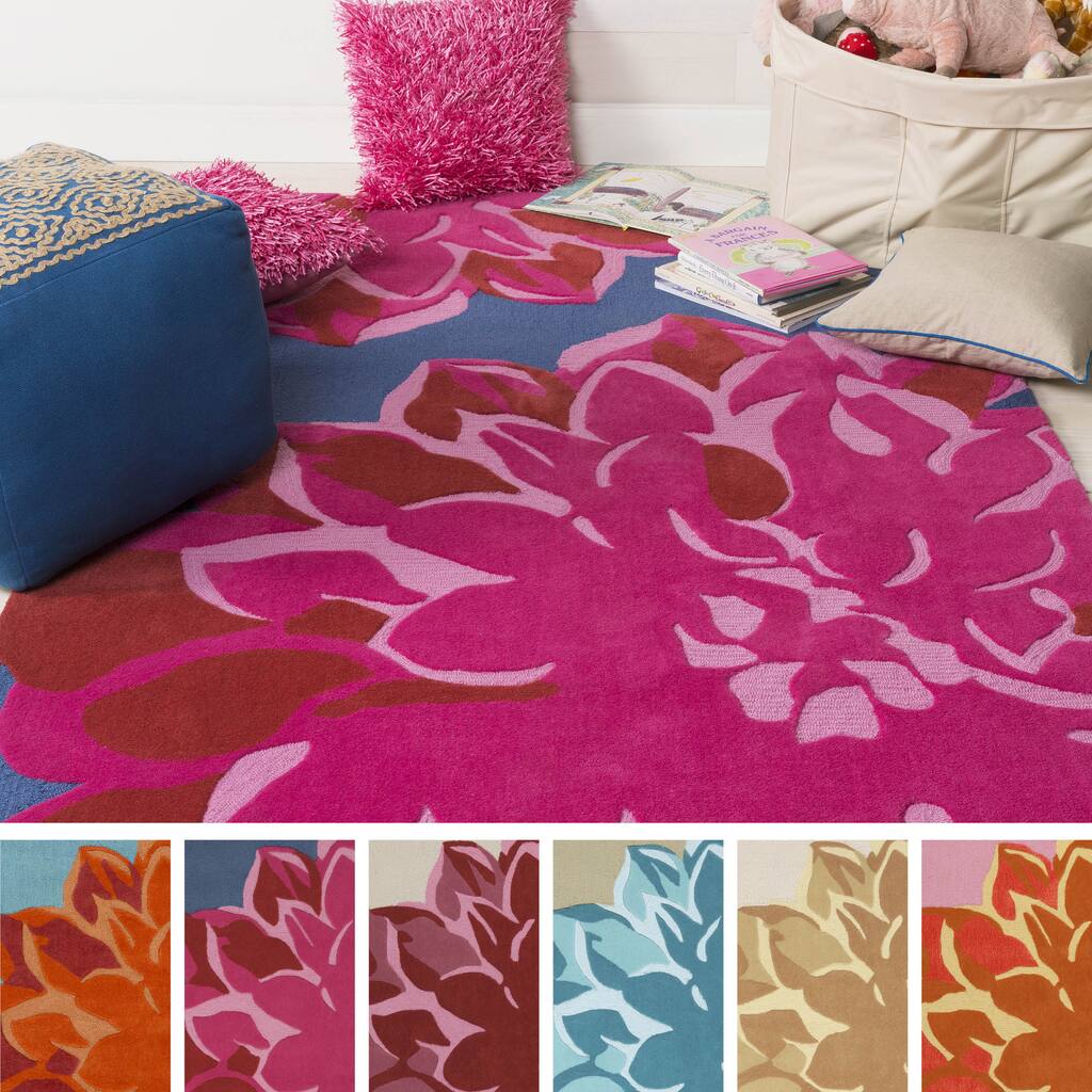 Hand-Tufted Marley Floral Area Rug