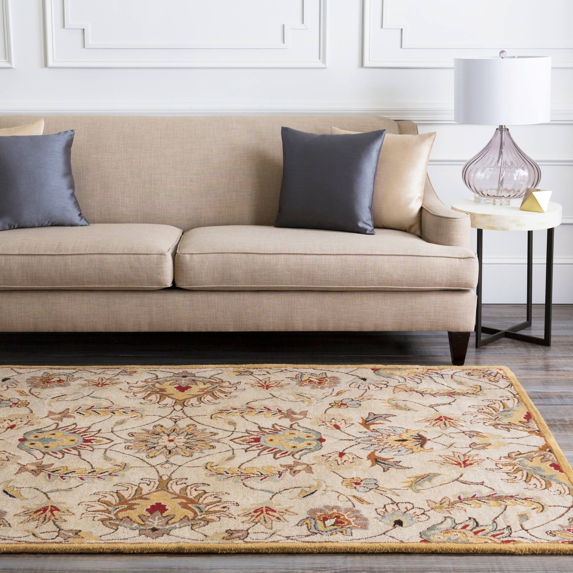 Hand Tufted Ty Traditional Wool Area Rug 6 X 9 Ebay Hand Tufted Ty Traditional Wool Area Rug 6