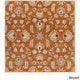 preview thumbnail 48 of 93, Handmade Trajan Persian Traditional Wool Area Rug 9'9" Square - Brown - Square/Runner