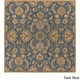 preview thumbnail 23 of 93, Handmade Trajan Persian Traditional Wool Area Rug 9'9" Square - Denim - Square/Runner