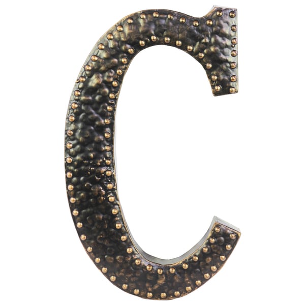 Shop Black Metal Letter ‘C’ - Free Shipping On Orders Over $45