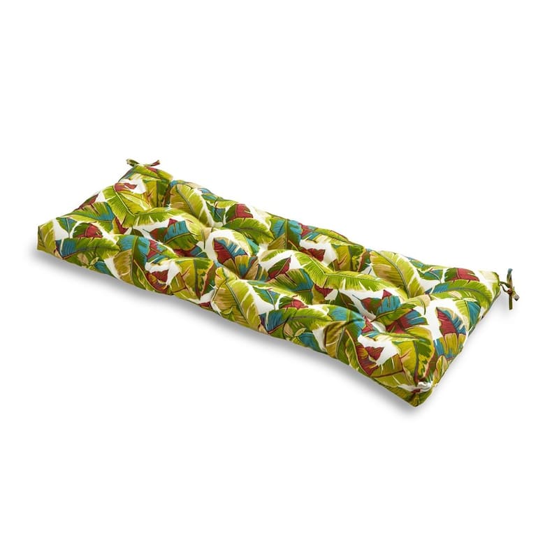 Outdoor Palm Leaves Bench Cushion (Cushion Only)