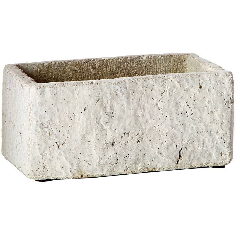 Natural Stone Concrete Rectangle Planter