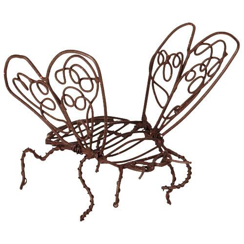Wire Bee Sculptures (Set of 10)