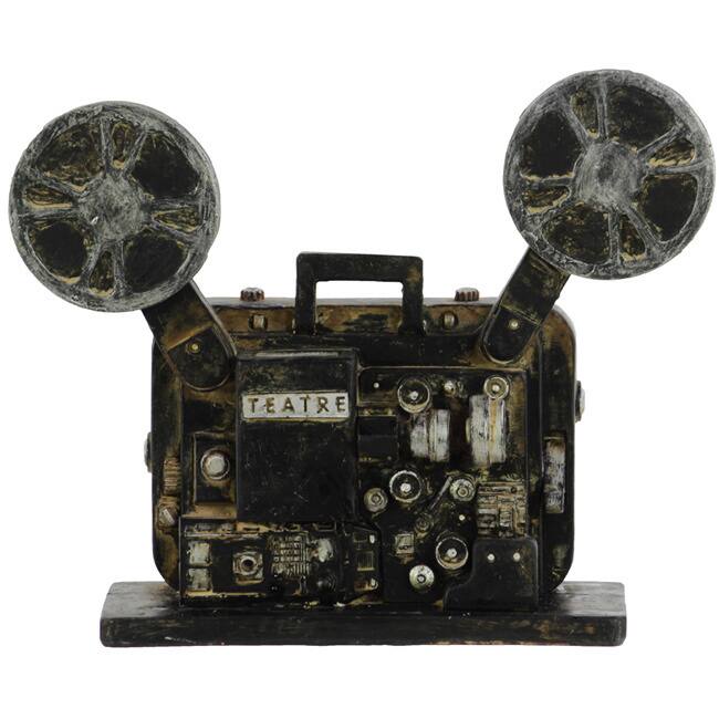 Classic Black Resin Cinema Film Projector
