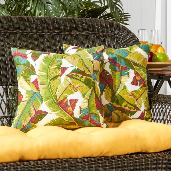 Outdoor Accent Pillows Palm (Set of 2) Free Shipping On Orders Over