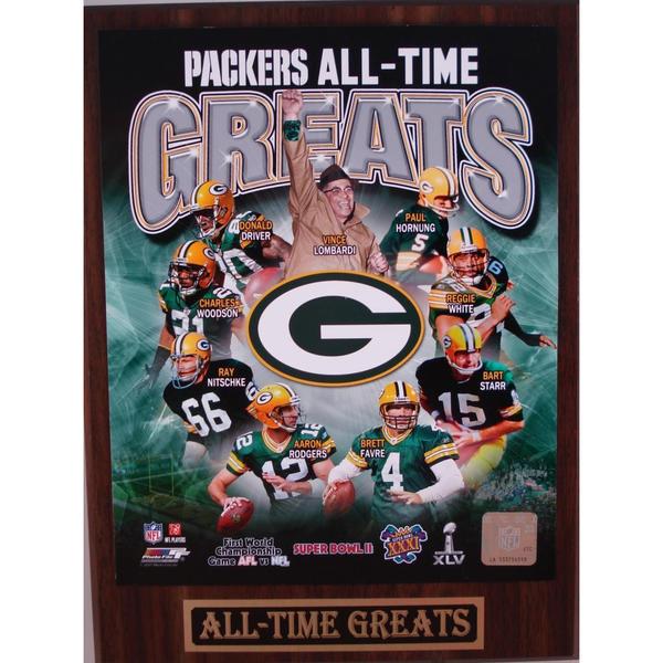 Green Bay Packers All Time Greats Plaque