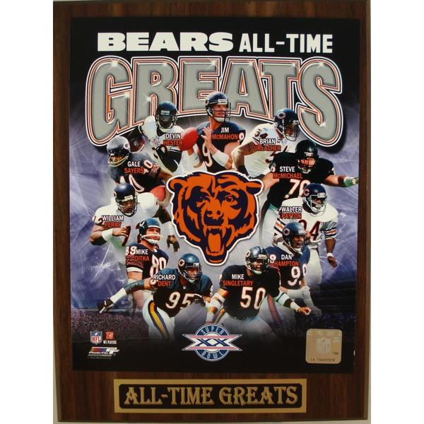 Chicago Bears All Time Greats Plaque