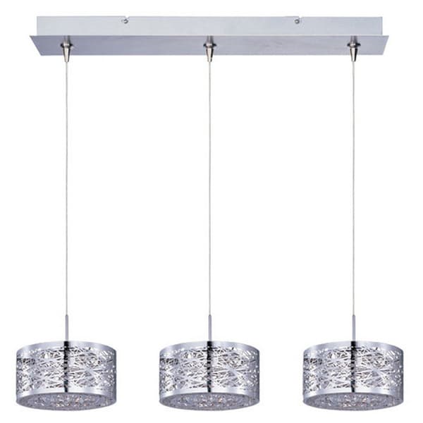 Inca Linear Chrome 3 Light Pendant   Shopping   Great Deals