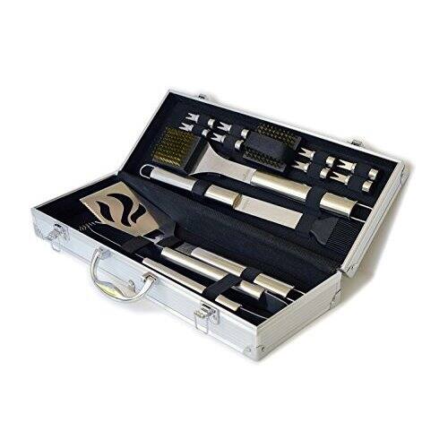 Culina Stainless Steel 13-piece BBQ Set with Aluminum Case