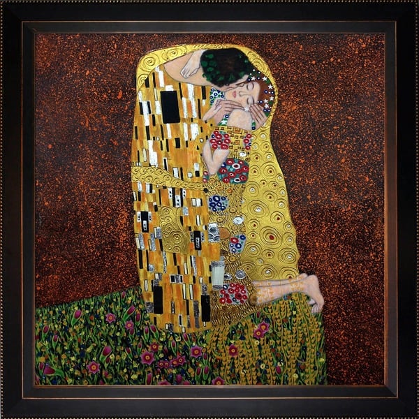 La Pastiche Gustav Klimt The Kiss (full view - Luxury Line) Hand ...
