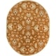 preview thumbnail 14 of 93, Handmade Trajan Persian Traditional Wool Area Rug 6' x 9' Oval - Brown - Runner/Oval