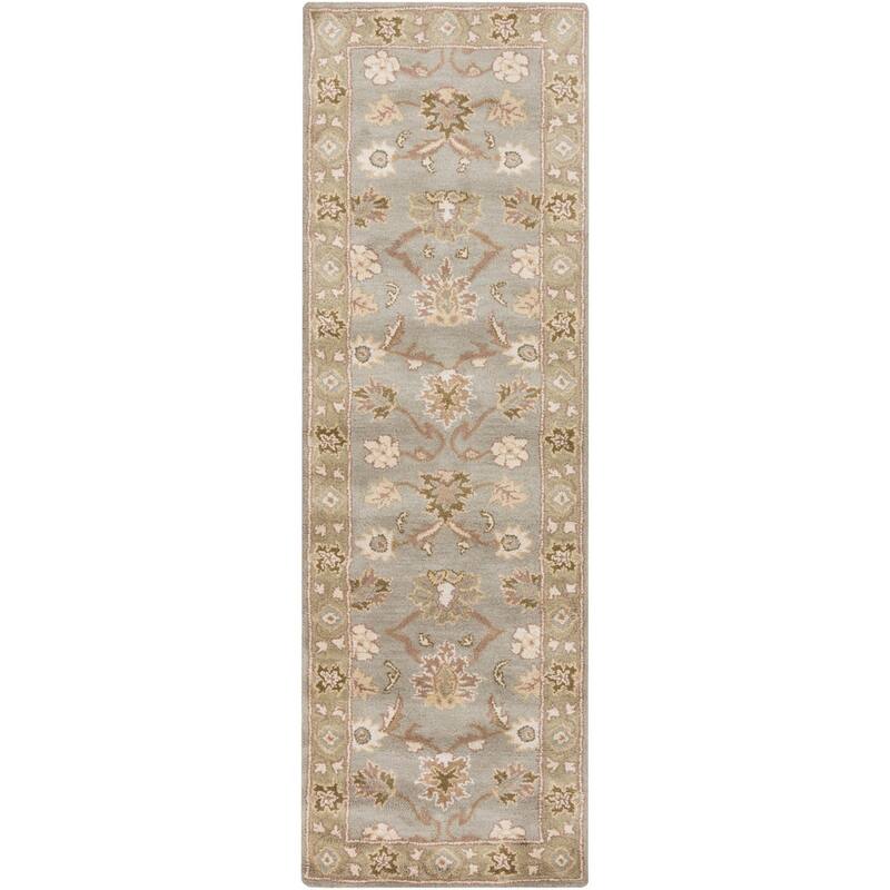Handmade Nick Bordered Wool Area Rug