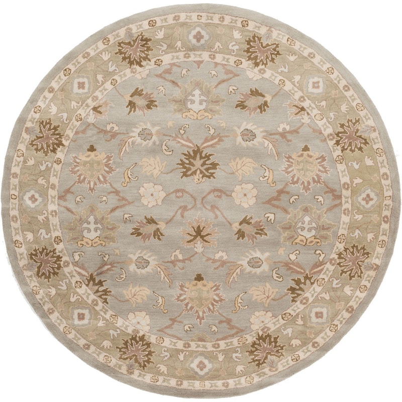 Handmade Nick Bordered Wool Area Rug
