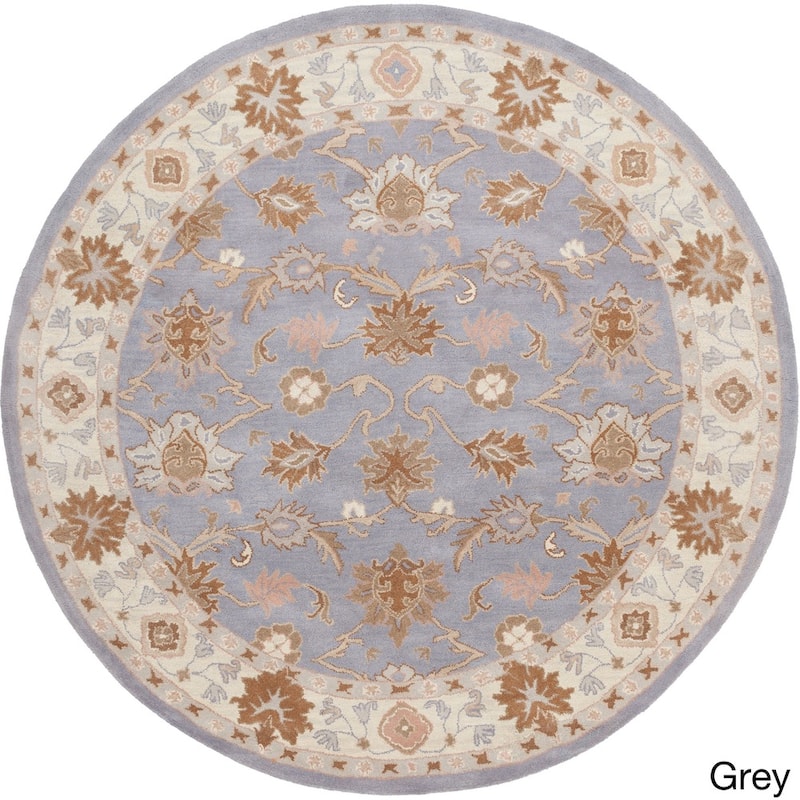 Handmade Nick Bordered Wool Area Rug