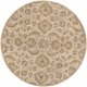 preview thumbnail 39 of 93, Handmade Trajan Persian Traditional Wool Area Rug 6' Round - Khaki - Runner/Round
