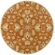 preview thumbnail 49 of 93, Handmade Trajan Persian Traditional Wool Area Rug 8' Round - Brown - Runner/Round