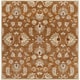 preview thumbnail 85 of 93, Handmade Trajan Persian Traditional Wool Area Rug 6' Square - Rust - Square/Runner