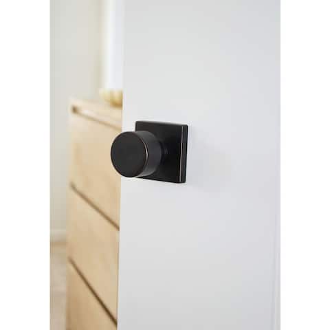 Sure-Loc Bergen Vintage Oil-rubbed Bronze Square Modern Doorknob