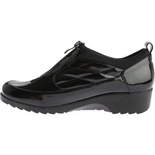 Women's Beacon Shoes Raindrop Shoe Bootie Black Patent Polyurethane ...