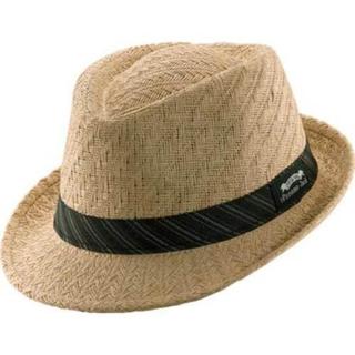 Men's Panama Jack Fedora w/Striped Band Sand. Opens flyout.