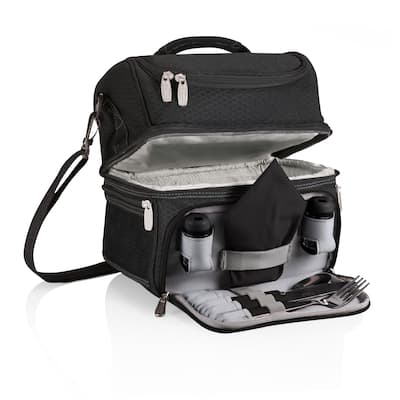 Picnic Time Pranzo Personal Cooler Black/Grey/Silver